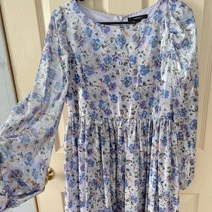 Korean Floral Dress